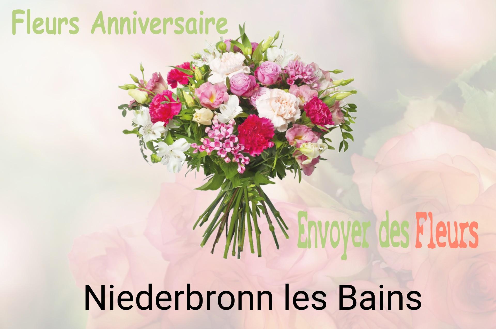 Bouquet de fleurs d’anniversaire livré à Niederbronn-les-Bains