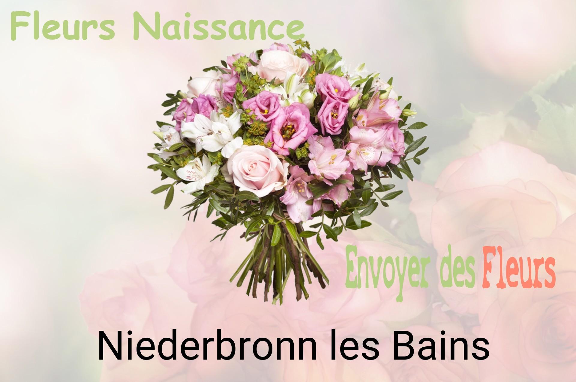 Bouquet de fleurs de naissance livré à Niederbronn-les-Bains
